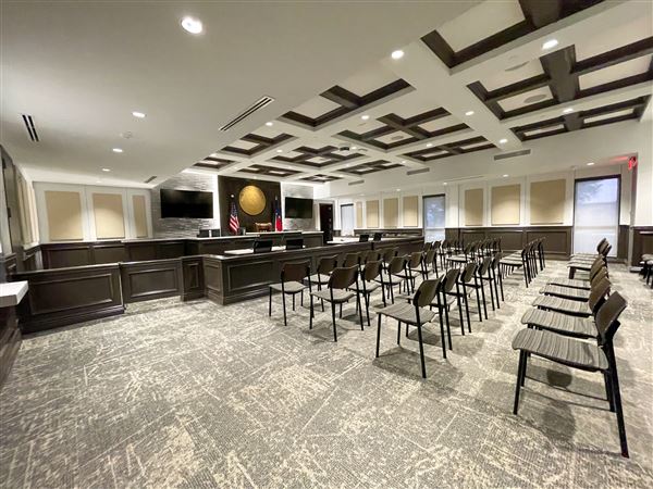 Mont Belvieu Municipal Court and Council Chamber (2/17/2022 - Credits: City of Mont Belvieu)