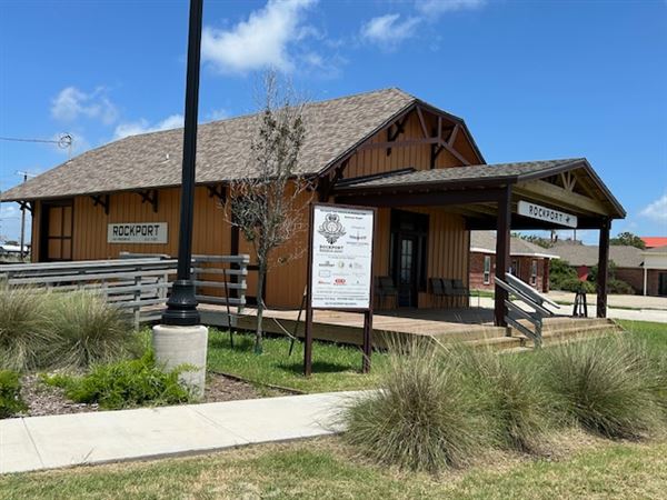 Rockport San Antonio & Aransas Pass Railroad Depot Museum (6/30/2024 - Credits: Jennifer Day)