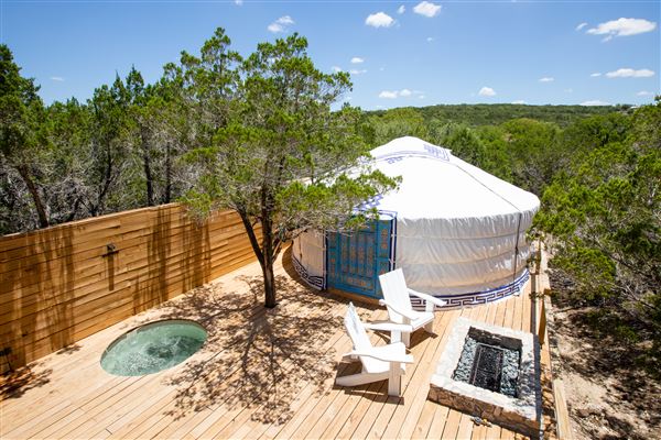 The Yurtopian - Hill Country Resort (6/1/2024 - Credits: @grantdpittman @texas.explorer @billpeary)