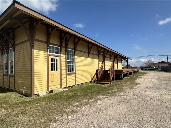 Port Lavaca Train Depot (3/1/2026 - Credits: Tania French)