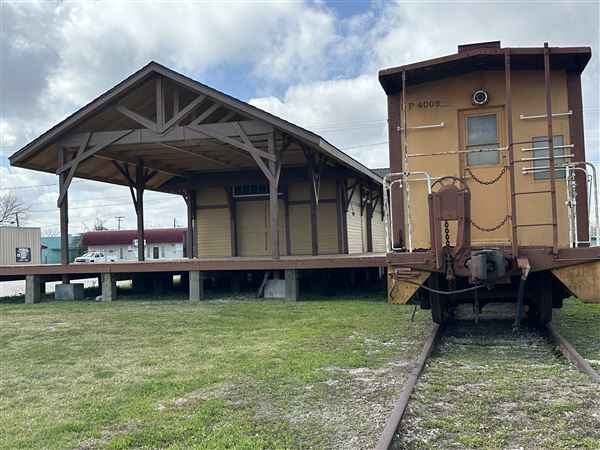 Port Lavaca Train Depot (3/1/2026 - Credits: Tania French)