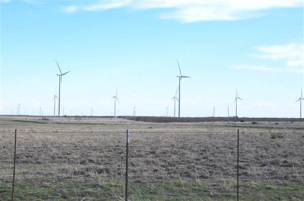 Wind Farm off State HWY 153 (3/25/2015)