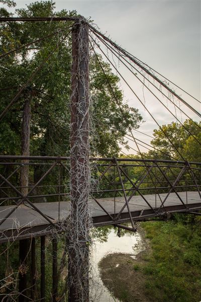 Bluff Dale Suspension Bridge (3/9/2018)