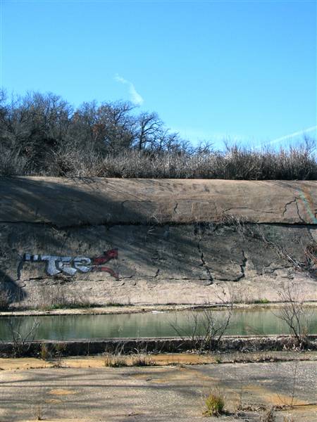 Lake Eastland - Old South Spillway (2/1/2010)