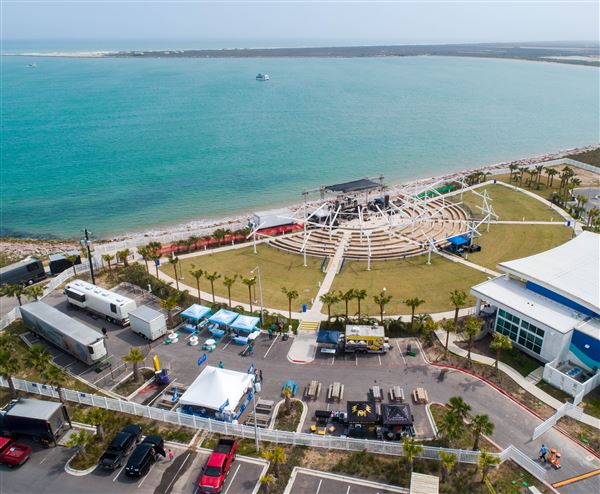 Cameron County Amphitheater (2/3/2023 - Credits: South Padre Island Convention & Visitors Bureau)