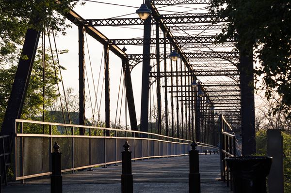 Faust Street Bridge (8/9/2023 - Credits: submitted by: Jenna Vinson)