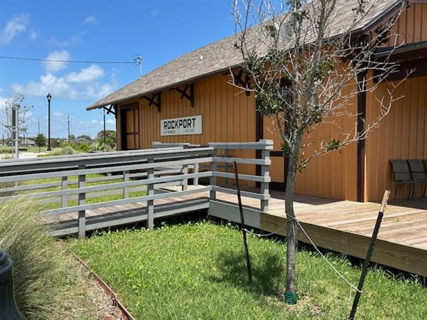 Rockport San Antonio & Aransas Pass Railroad Depot Museum (6/30/2024 - Credits: Jennifer Day)